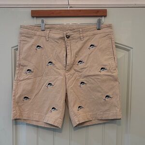 Embroidered Men's Shorts